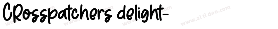 CRosspatchers delight字体转换